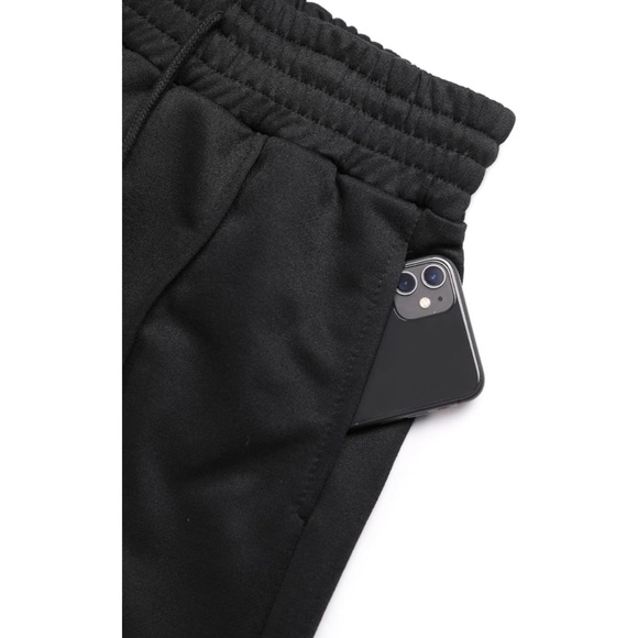 Women's Wide Leg Sweatpants V Crossover Elastic High Waisted Loose Long Pants - Picture 5 of 6